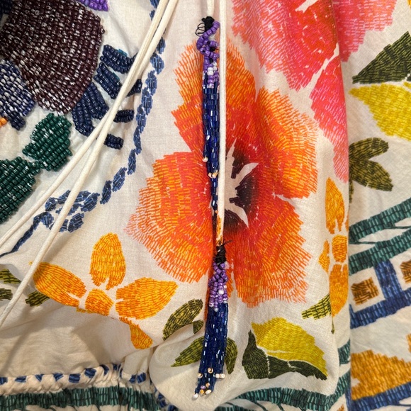 FARM Rio Multicolor Floral Beaded Front Dress - Picture 6 of 16